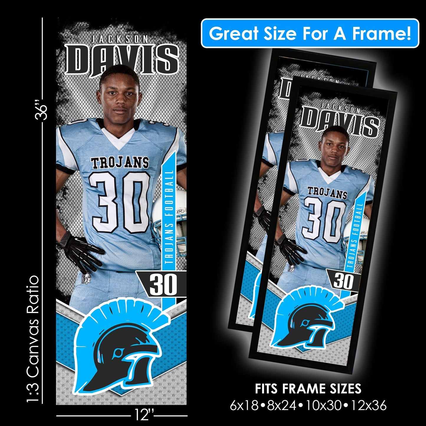 Volume 4 Full Collection - Game Day 1:3 Ratio Player Poster Template Collection-Photoshop Template - PSMGraphix