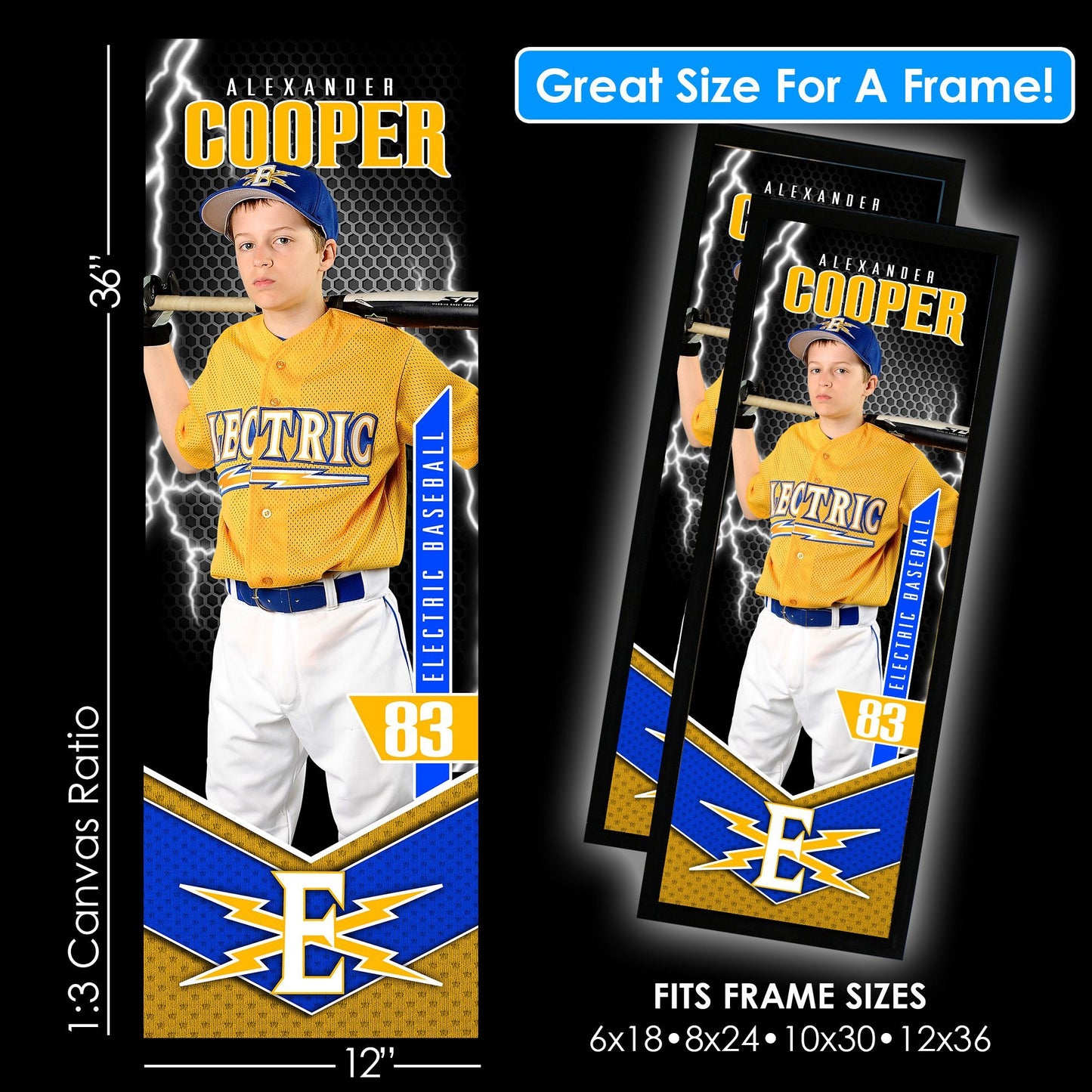 Volume 4 Full Collection - Game Day 1:3 Ratio Player Poster Template Collection-Photoshop Template - PSMGraphix
