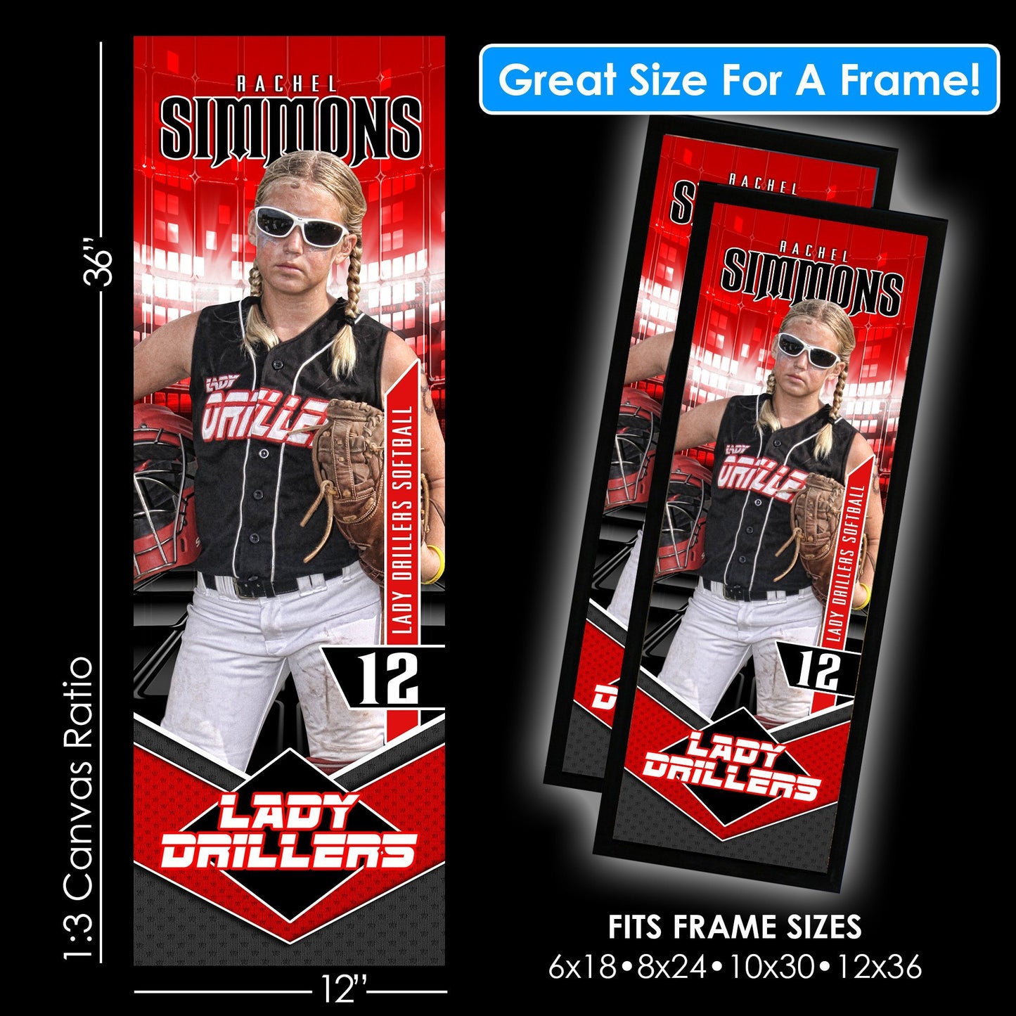 Volume 2 Full Collection - Game Day 1:3 Ratio Player Poster Template Collection-Photoshop Template - PSMGraphix