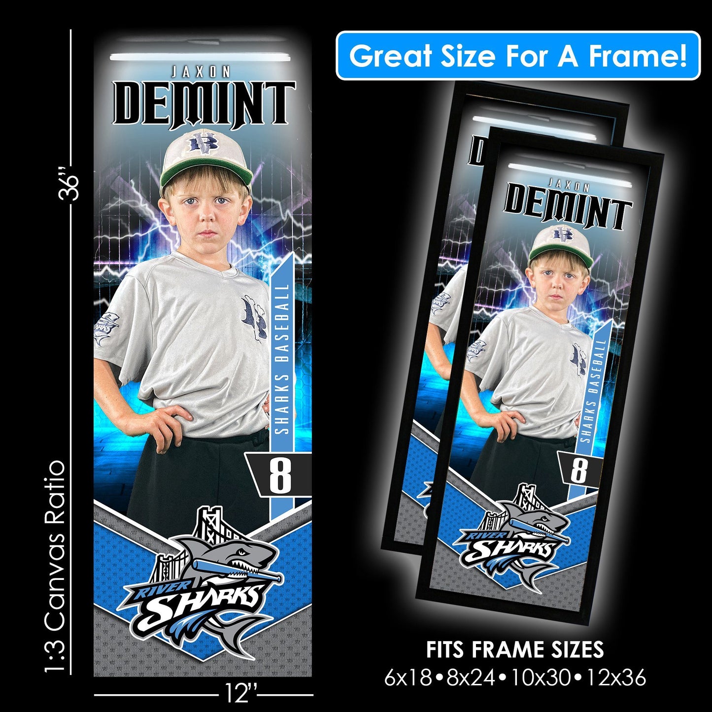 Volume 2 Full Collection - Game Day 1:3 Ratio Player Poster Template Collection-Photoshop Template - PSMGraphix