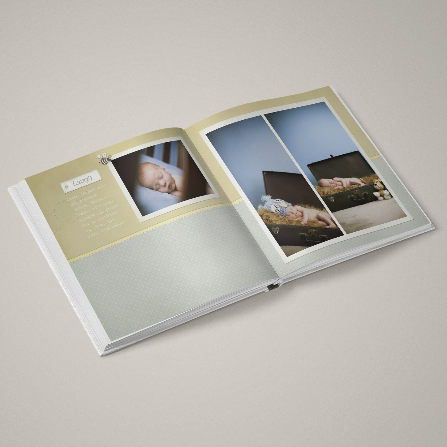 Honey Bee - 12x24 - Album Spreads-Photoshop Template - Graphic Authority
