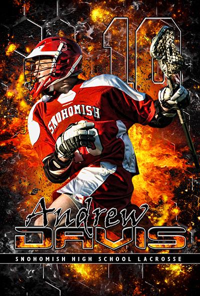 Inferno v.3 - Player Banner & Poster Template-Photoshop Template - Photo Solutions