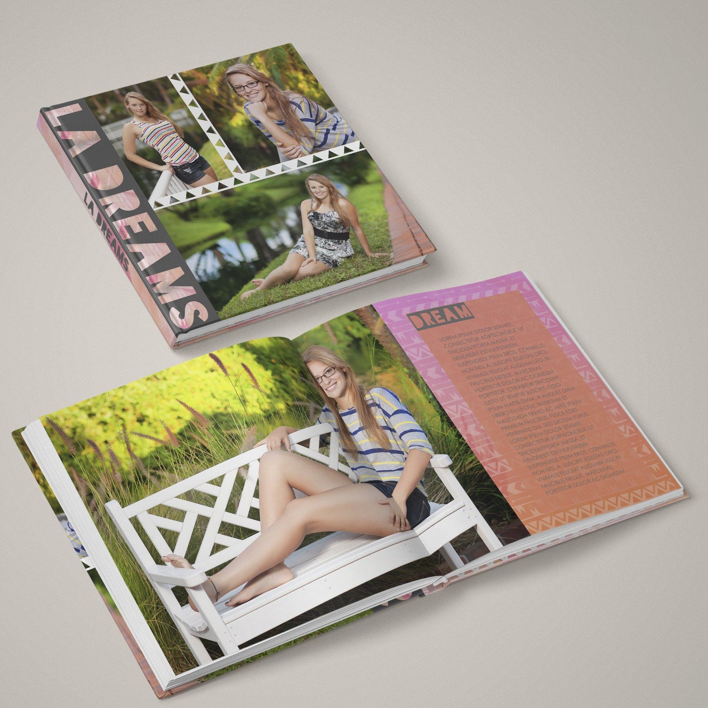 LA Dreams - 12x24 - Album Spreads-Photoshop Template - Graphic Authority