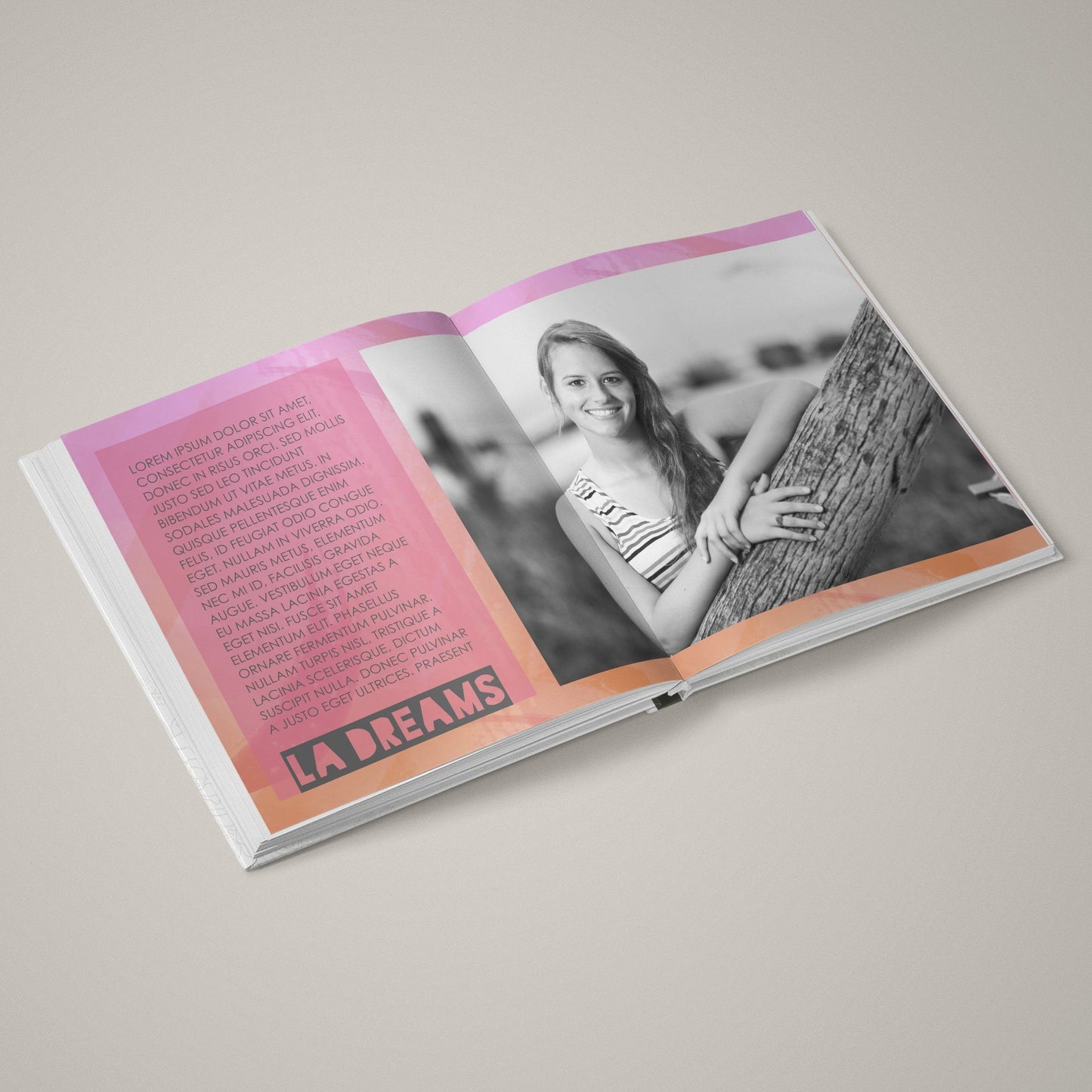 LA Dreams - 12x24 - Album Spreads-Photoshop Template - Graphic Authority