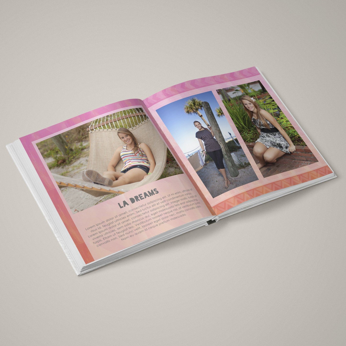 LA Dreams - 12x24 - Album Spreads-Photoshop Template - Graphic Authority