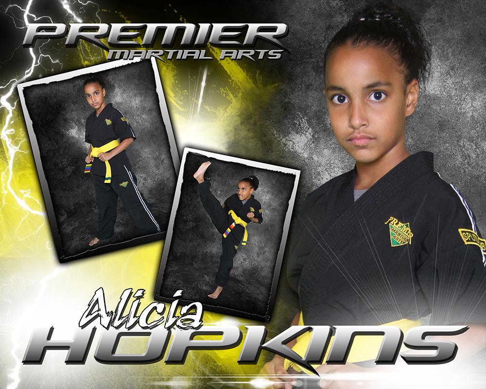 Lightning - Martial Arts Series - Drop In Poster/Banner-Photoshop Template - Photo Solutions
