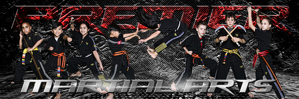 Bundle Template Set - Martial Arts Series Panoramics-Photoshop Template - PSMGraphix
