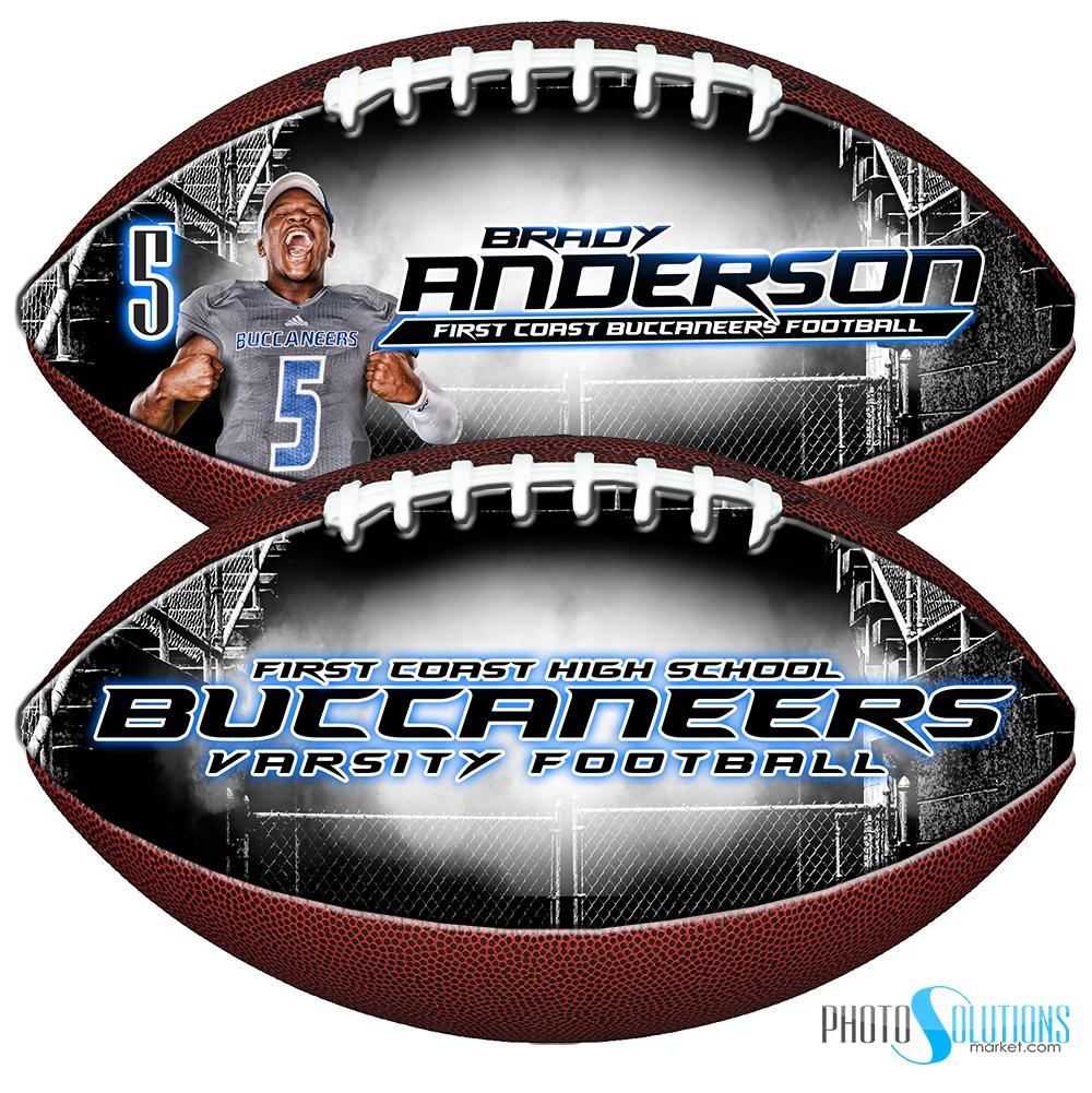Our House - Make-A-Ball - Football Template-Photoshop Template - Photo Solutions