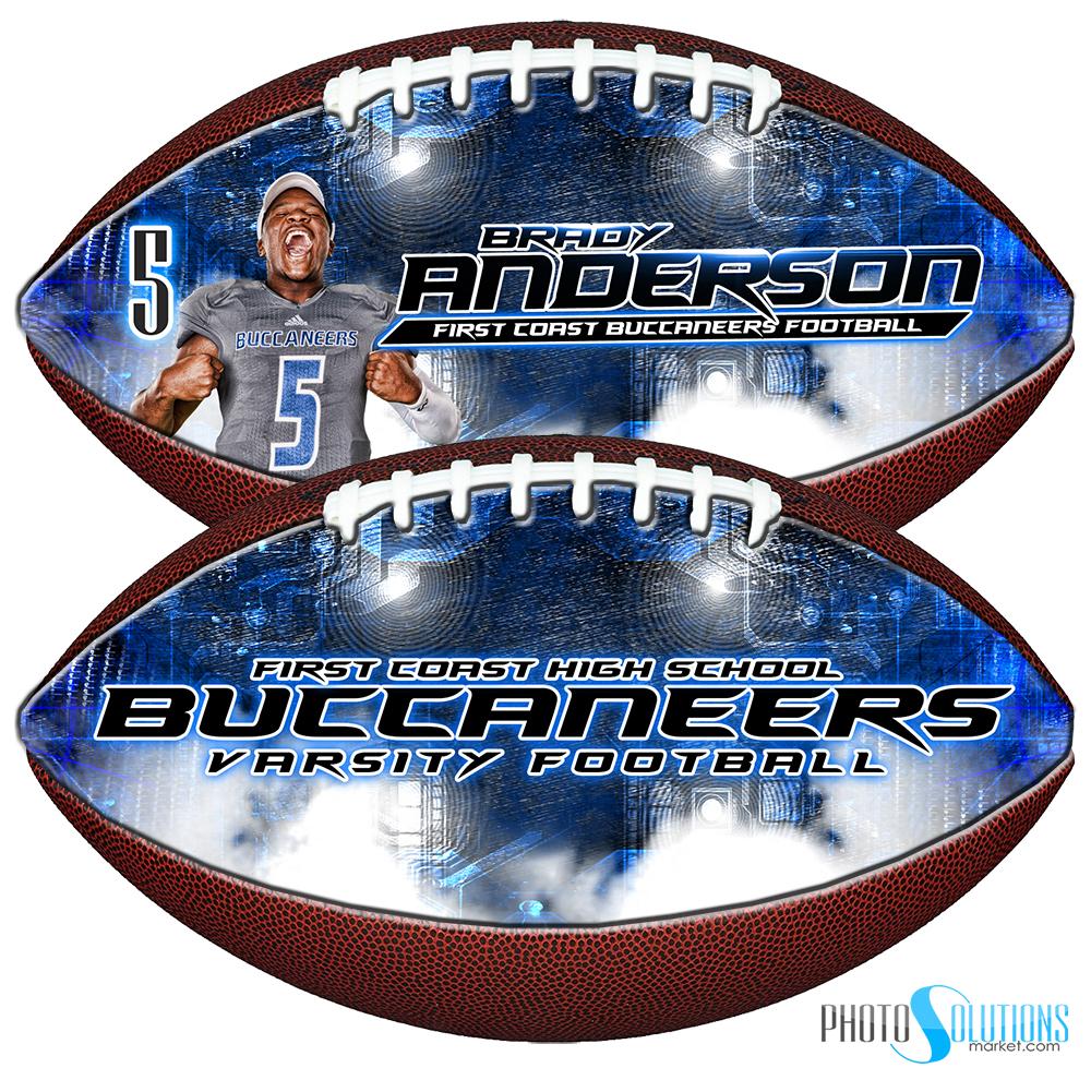 Mothership - Make-A-Ball - Football Template-Photoshop Template - Photo Solutions