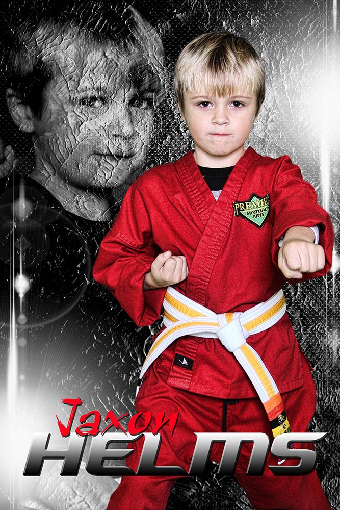 Stone Cold - Martial Arts Series - Poster/Banner V-Photoshop Template - Photo Solutions