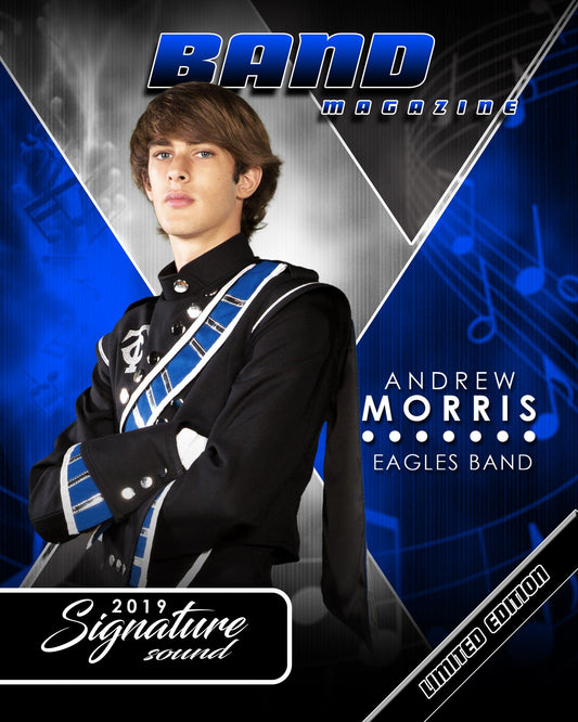 Signature Player - Band - V2 - Extraction Magazine Cover Template-Photoshop Template - Photo Solutions