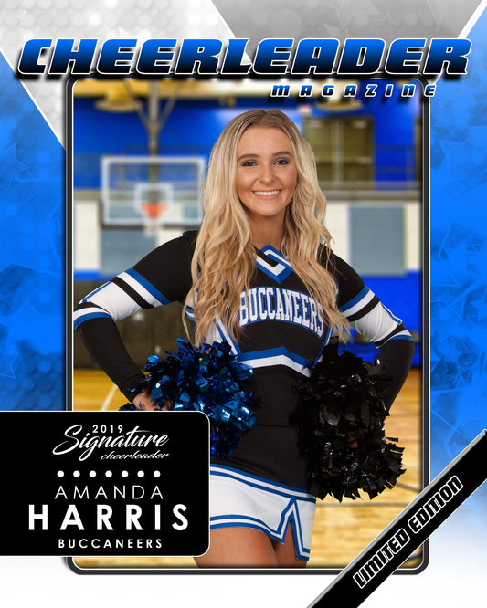 Signature Player - Cheer - V2 - Drop-In Magazine Cover Template-Photoshop Template - Photo Solutions