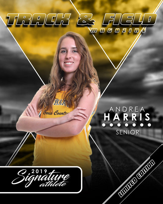 Signature Player - Track & Field - V2 - Extraction Magazine Cover Template-Photoshop Template - Photo Solutions