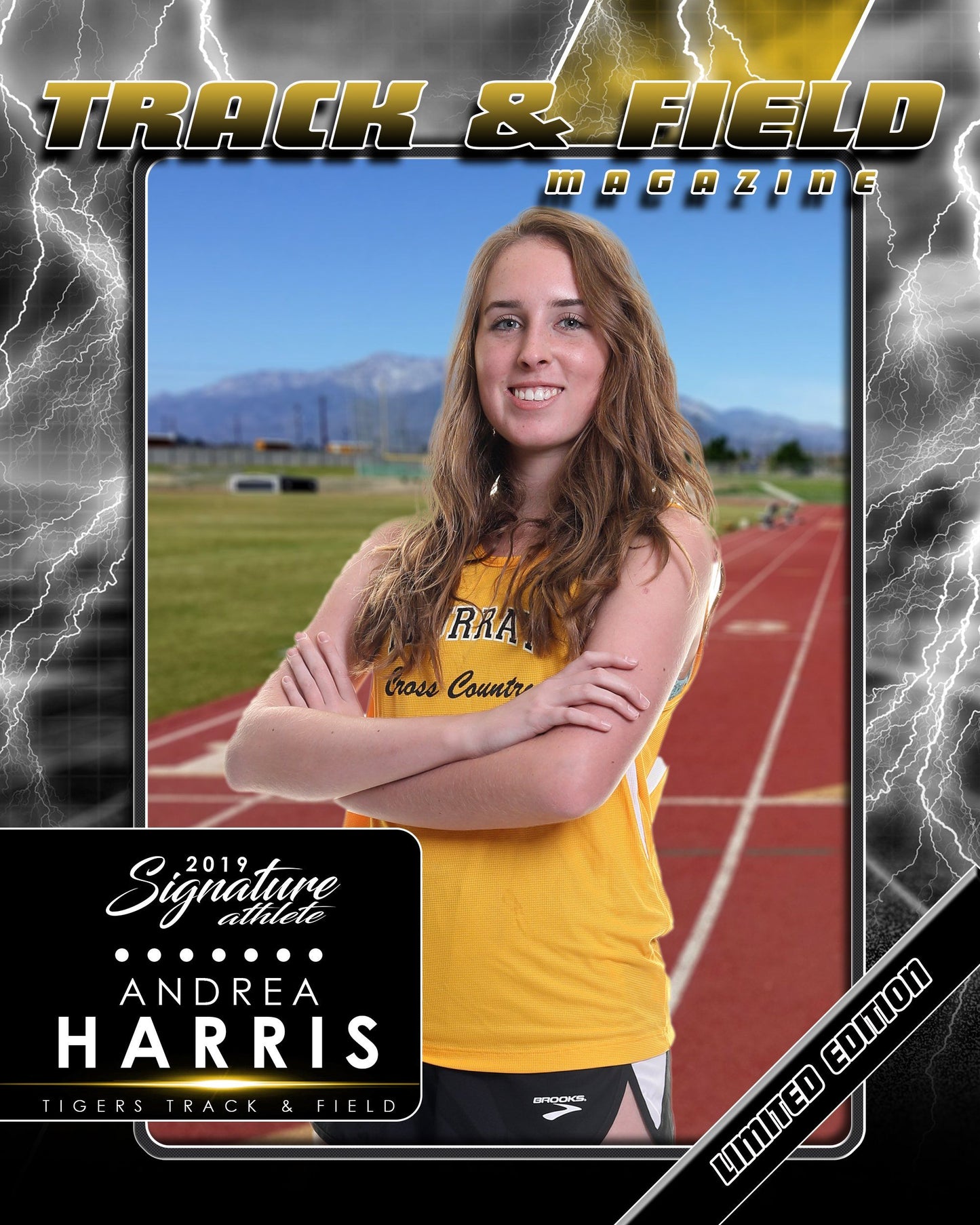 Signature Player - Track & Field - V3 - T&I Drop-In Collection-Photoshop Template - Photo Solutions
