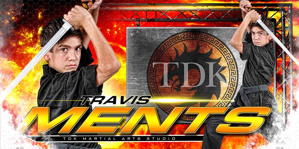 Martial Arts - MVP Series - 10x20 Individual Poster/Banner-Photoshop Template - Photo Solutions