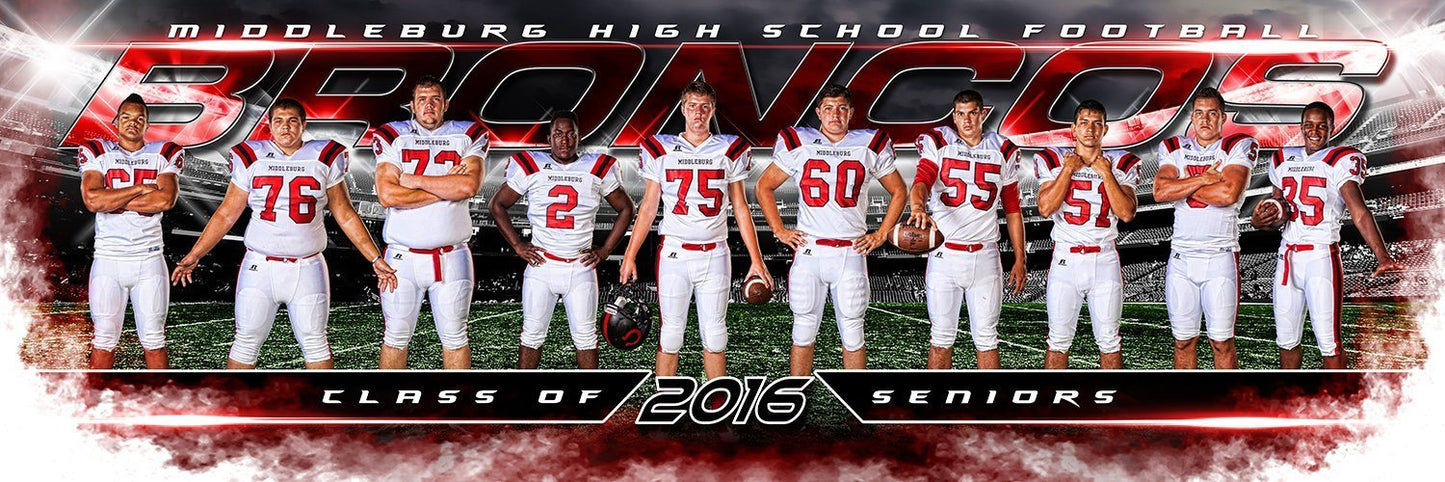Friday Night Lights - MVP Series - Panoramic-Photoshop Template - Photo Solutions