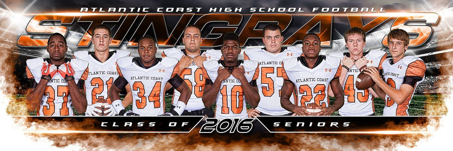 Friday Night Lights - MVP Series - Panoramic-Photoshop Template - Photo Solutions