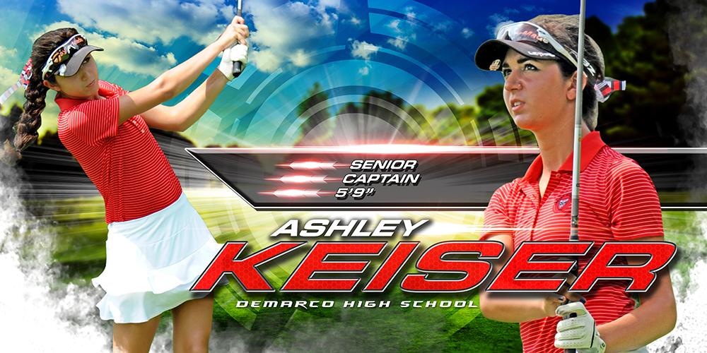 Golf - MVP Series - 10x20 Individual Poster/Banner-Photoshop Template - Photo Solutions