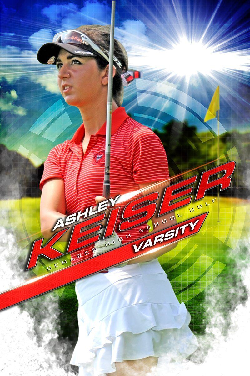 Golf - MVP Series - Player Banner & Poster Template V-Photoshop Template - Photo Solutions