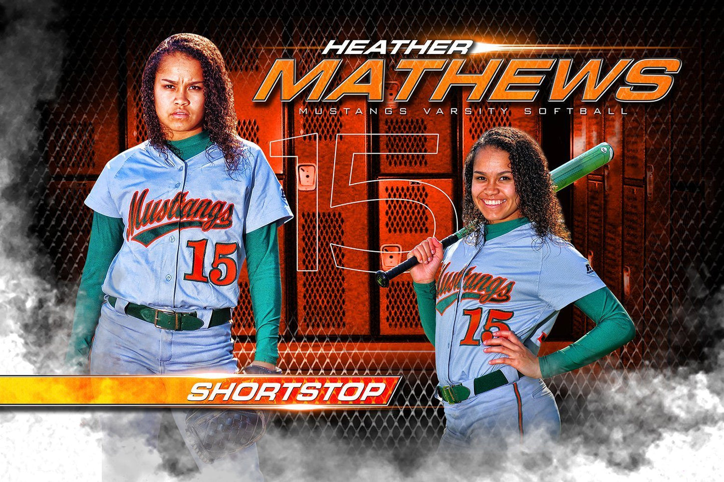Locker Room - MVP Series - Player Banner & Poster Template H-Photoshop Template - Photo Solutions