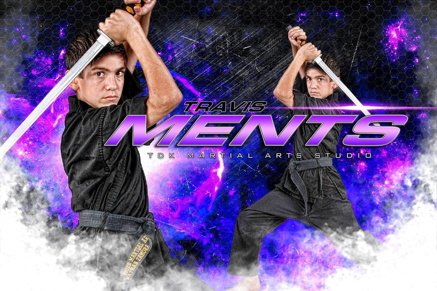 Martial Arts - MVP Series - Player Banner & Poster Template H-Photoshop Template - Photo Solutions