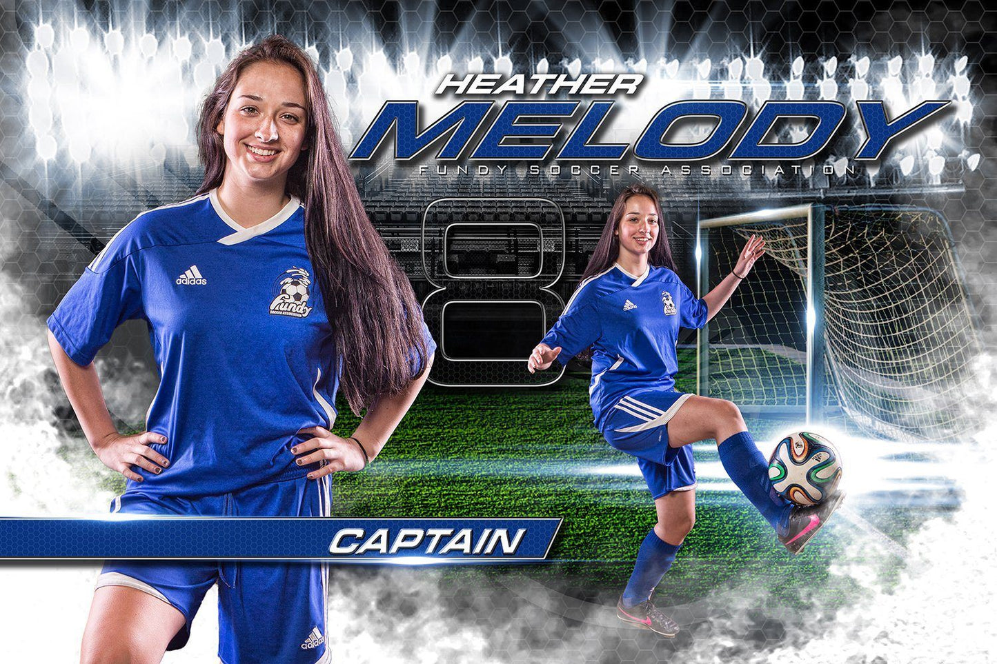 Soccer - MVP Series - Player Banner & Poster Template H-Photoshop Template - Photo Solutions