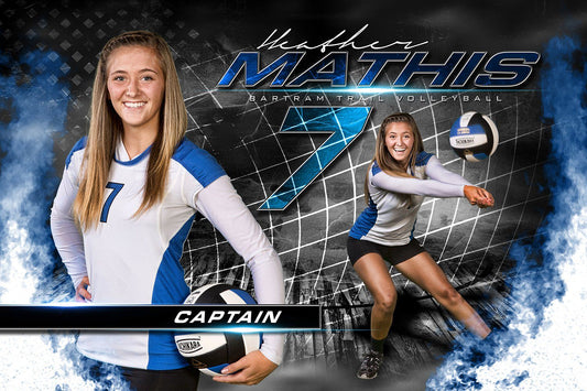 Spike - MVP Series - Player Banner & Poster Template H-Photoshop Template - Photo Solutions