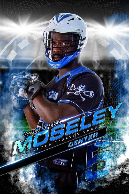 Striker - MVP Series - Player Banner & Poster Template V-Photoshop Template - Photo Solutions