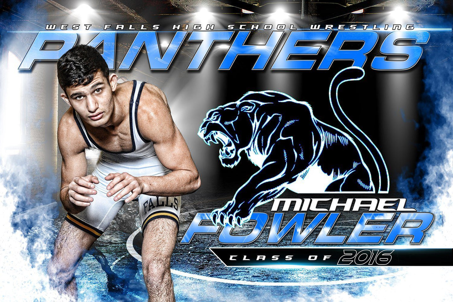 Take Down - MVP Series - Player Banner & Poster Template H-Photoshop Template - Photo Solutions