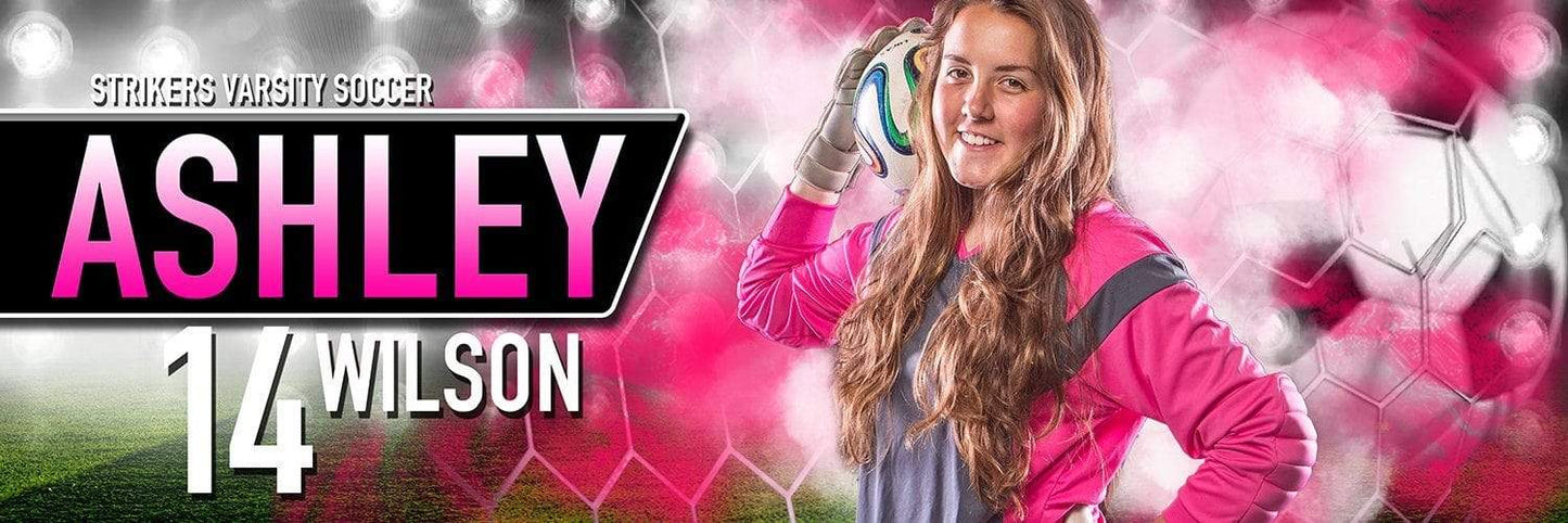 Under The Lights Soccer - MVP Series - Panoramic-Photoshop Template - Photo Solutions