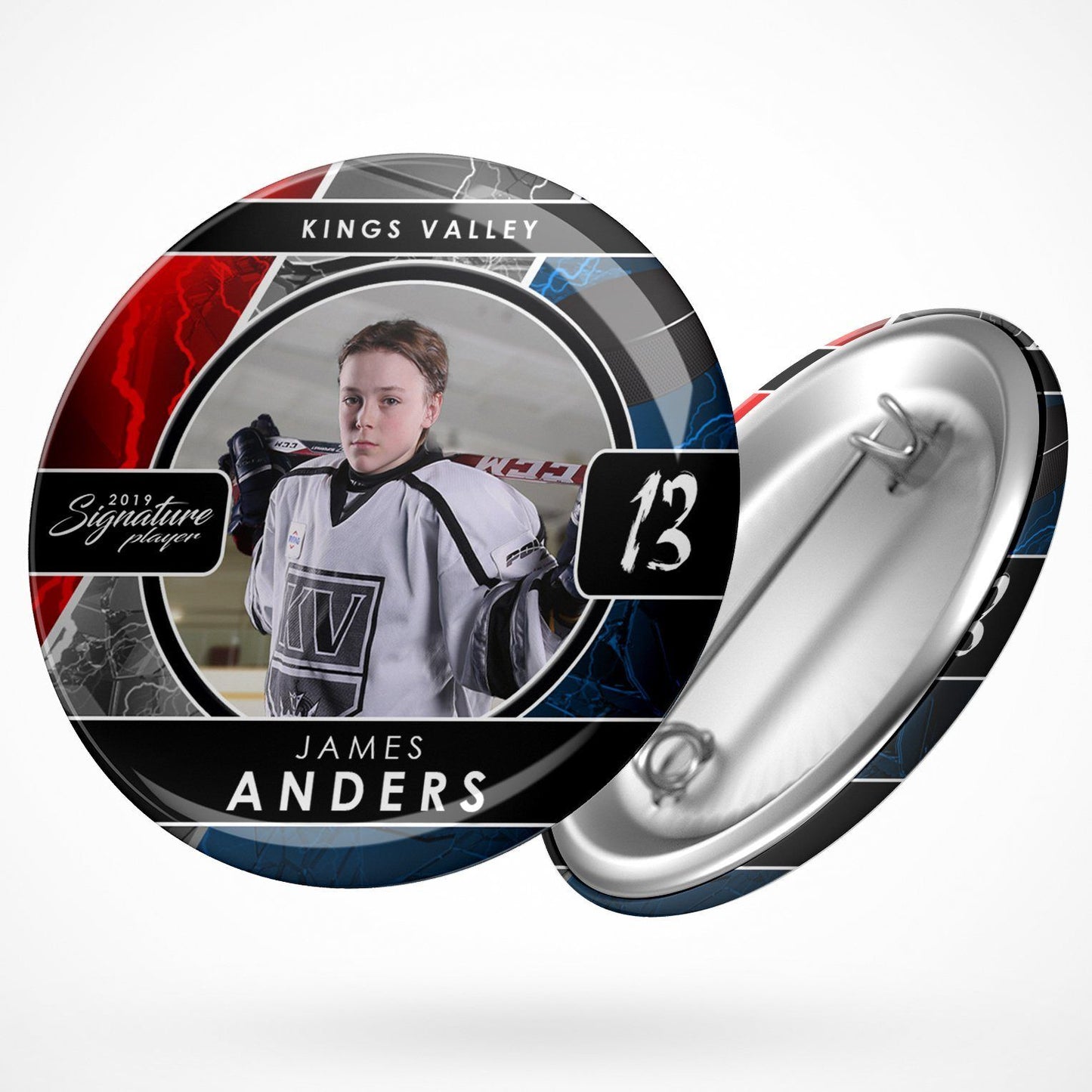 Signature Player - Hockey - V3 - T&I Drop-In Collection-Photoshop Template - Photo Solutions