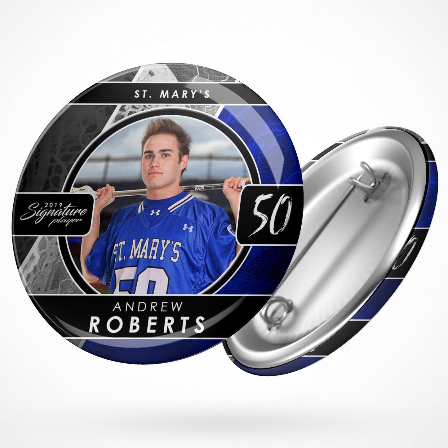 Signature Player - Lacrosse - V3 - T&I Drop-In Collection-Photoshop Template - Photo Solutions