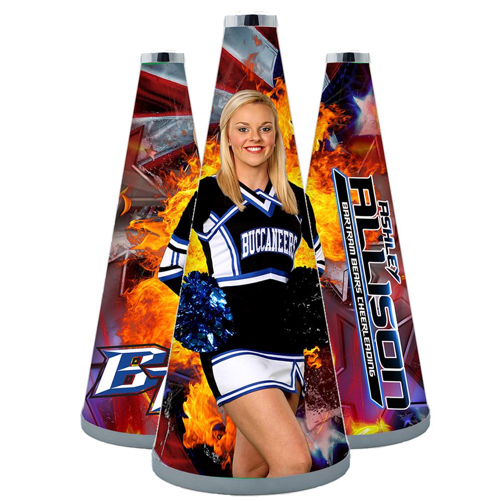 USA v.3 - Make-A-Ball - Megaphone Template-Photoshop Template - Photo Solutions