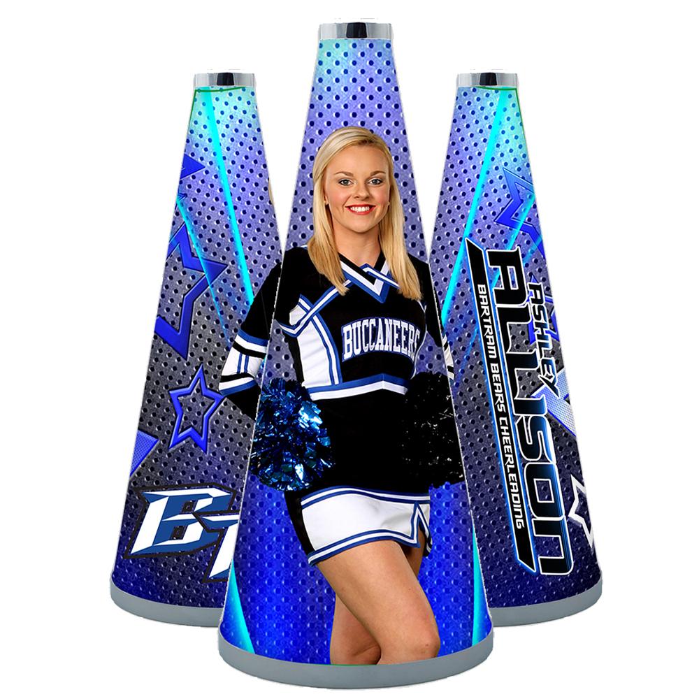 Metal Stars v.4 - Make-A-Ball - Megaphone Template-Photoshop Template - Photo Solutions