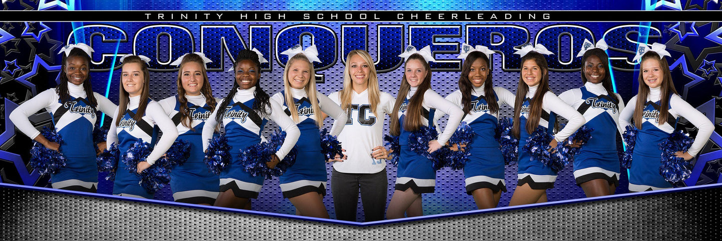 Metal Stars v.4 - Team Panoramic-Photoshop Template - Photo Solutions