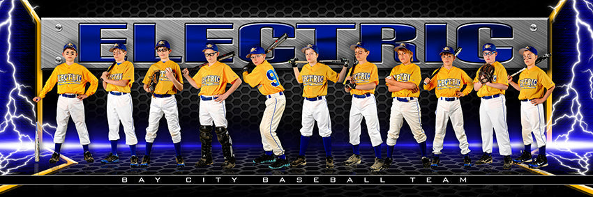 Bundle Template Set - Game Day Panoramics - Volume 4 EXT-Photoshop Template - PSMGraphix