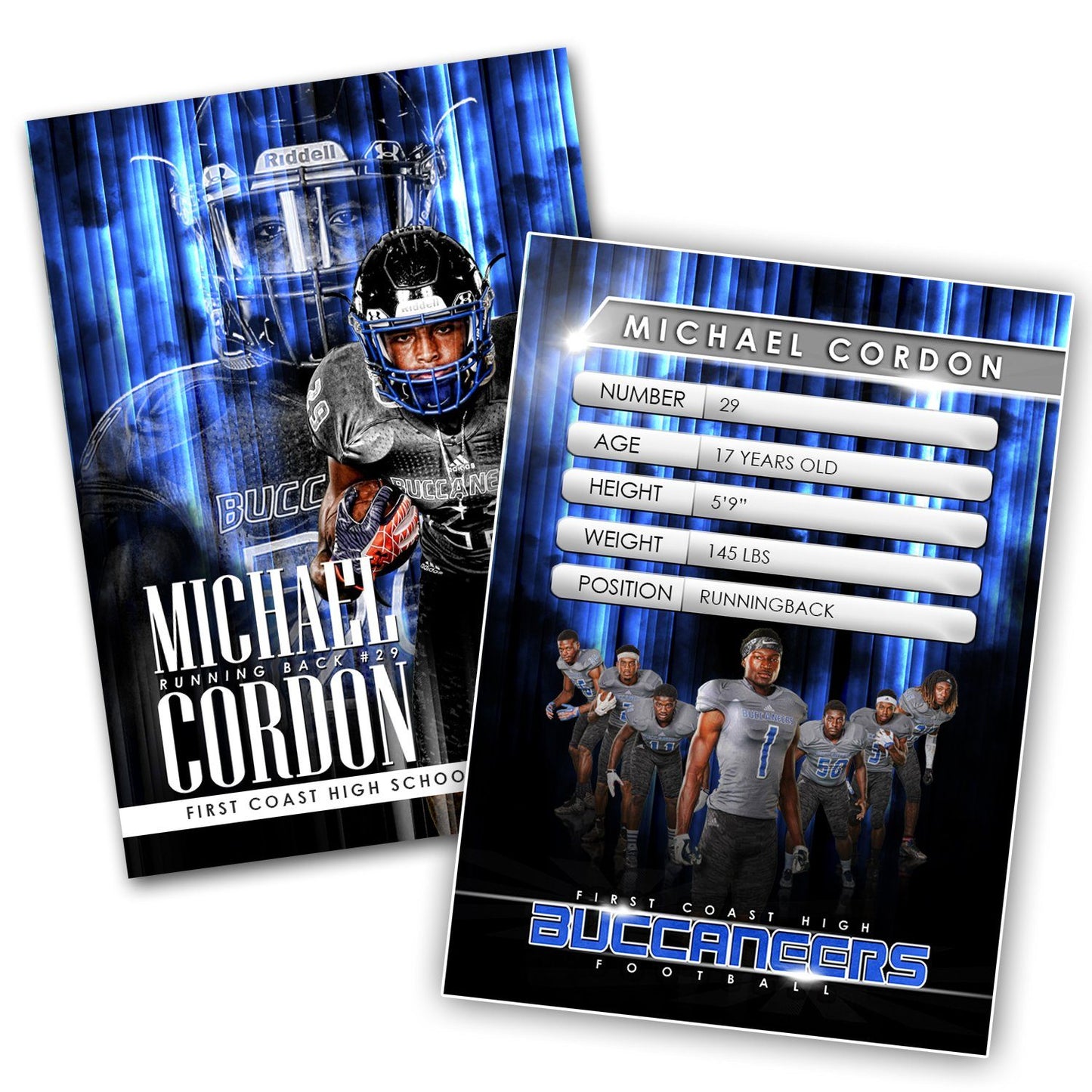 Cinema Series - Fire Sky - Extraction Trading Card Template-Photoshop Template - Photo Solutions