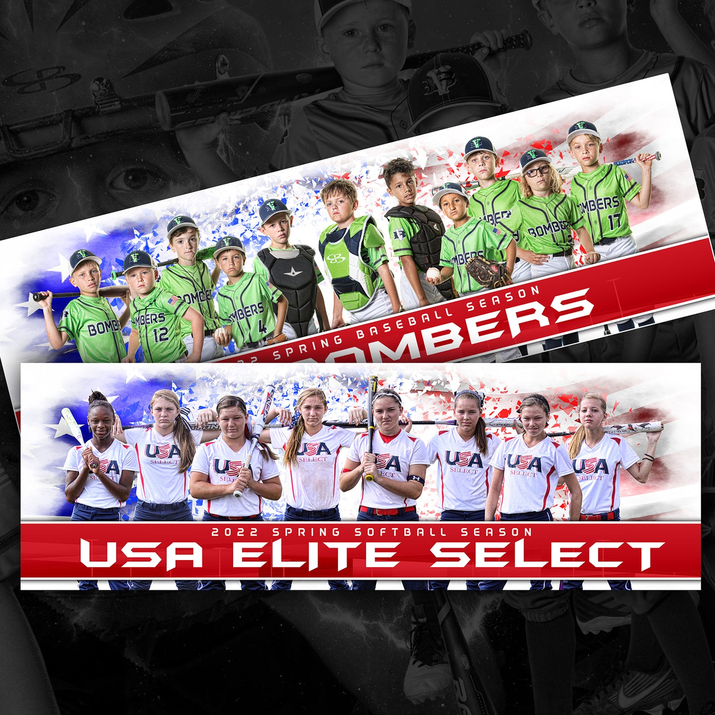 Patriot - Cinema Series - Team Panoramic-Photoshop Template - PSMGraphix