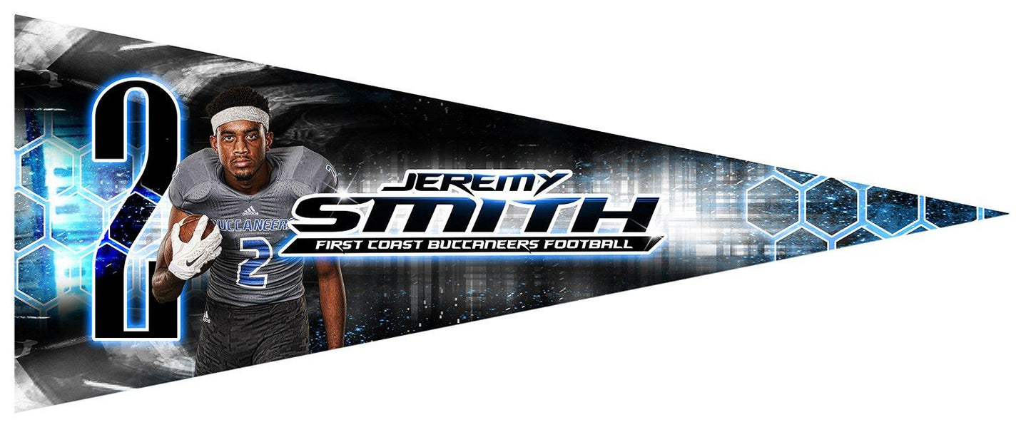 Honeycomb v.5 - Pennant-Photoshop Template - Photo Solutions