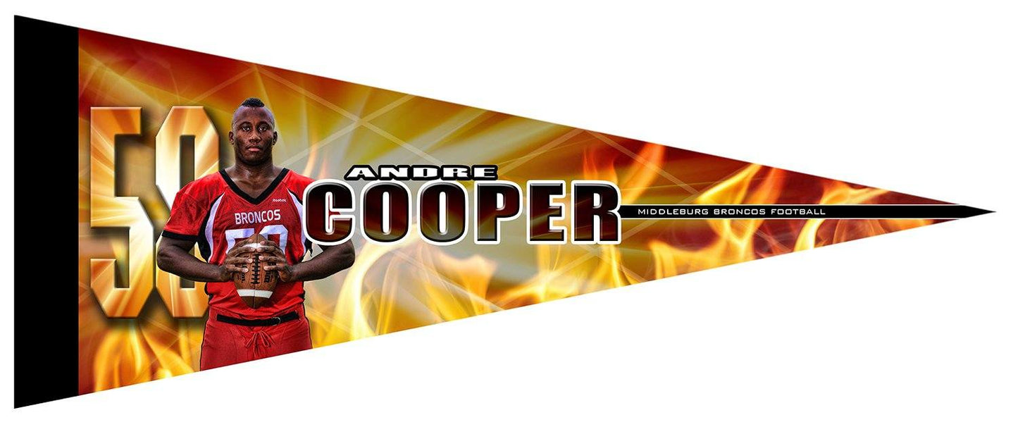 Burn v.1 - Pennant-Photoshop Template - Photo Solutions