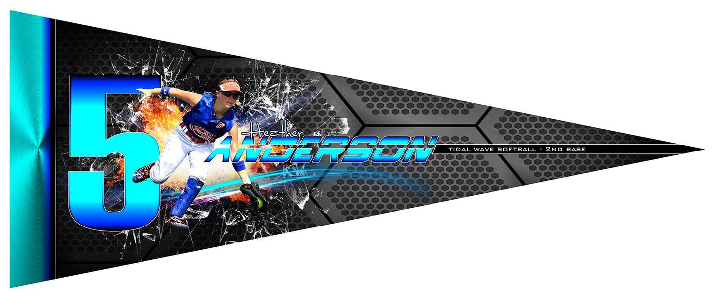 Grid Fire v.3 - Pennant-Photoshop Template - Photo Solutions