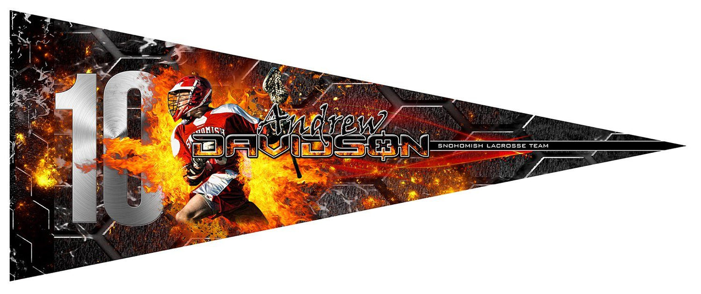 Inferno v.3 - Pennant-Photoshop Template - Photo Solutions
