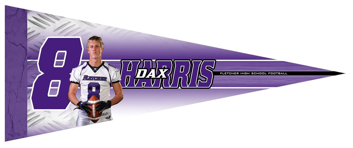 Metal v.1 - Pennant-Photoshop Template - Photo Solutions