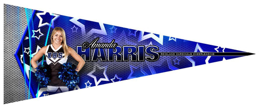 Metal Stars v.4 - Pennant-Photoshop Template - Photo Solutions