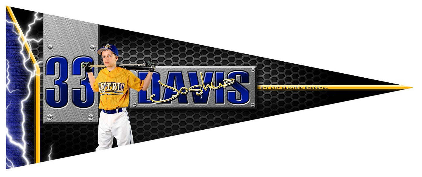 Metaletric v.4 - Pennant-Photoshop Template - Photo Solutions