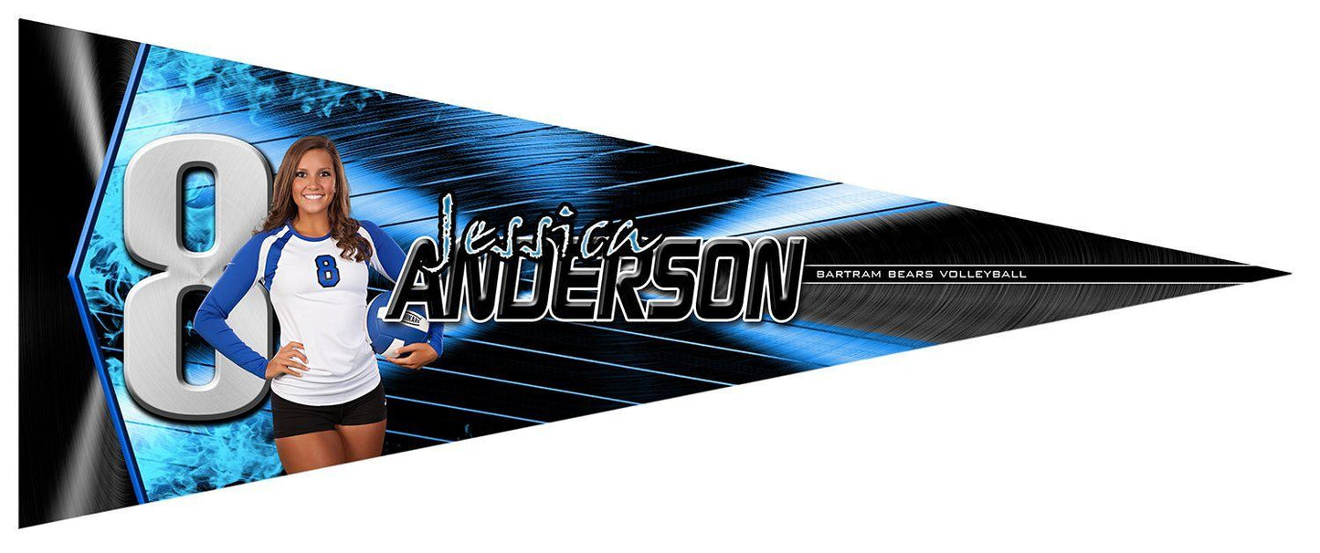 Spin v.4 - Pennant-Photoshop Template - Photo Solutions