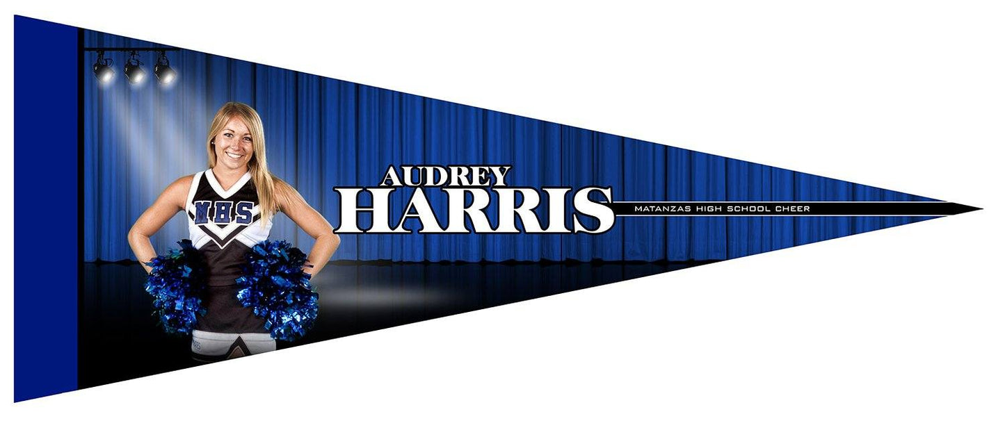 Star Stage v.2 - Pennant-Photoshop Template - Photo Solutions