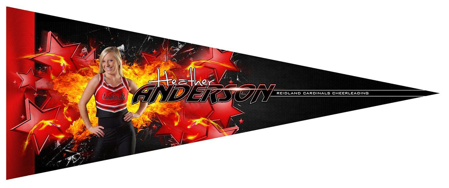 Stars v.3 - Pennant-Photoshop Template - Photo Solutions