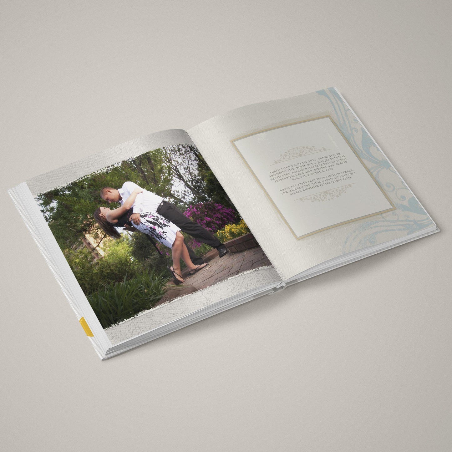Portrait Masterpiece - Blue - 12x24 - Album Spreads-Photoshop Template - Graphic Authority