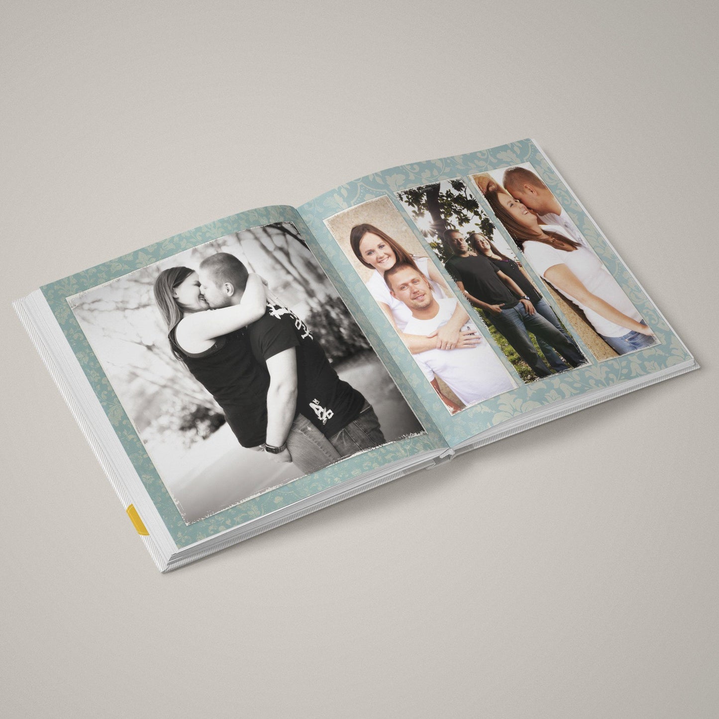 Portrait Masterpiece - Blue - 12x24 - Album Spreads-Photoshop Template - Graphic Authority